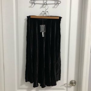 Pleated Velvet Skirt - Never Worn